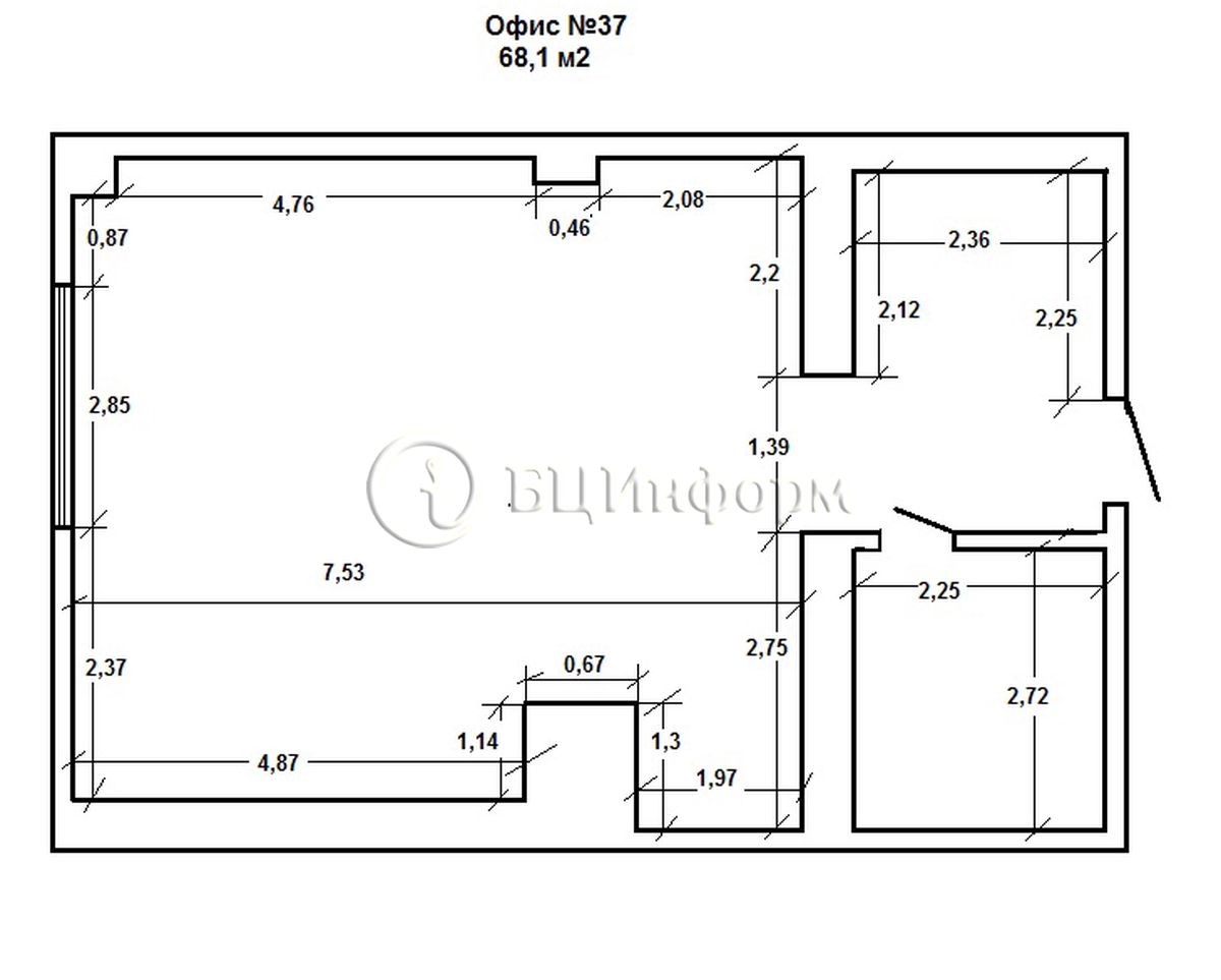 Аренда офиса 68.1 м², Уральская улица - фото 5