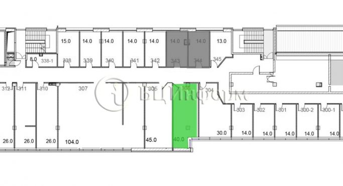 Аренда офиса 40 м², проспект Маршала Блюхера - фото 5