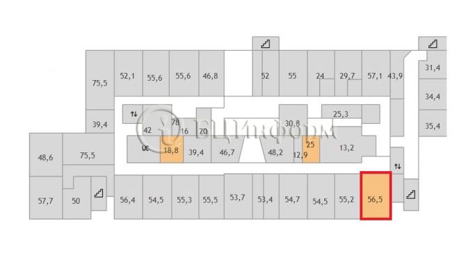 Аренда офиса 56.5 м², Бумажная улица - фото 5