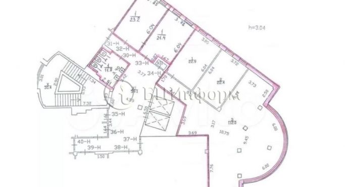 Аренда офиса 21.4 м², Боровая улица - фото 3