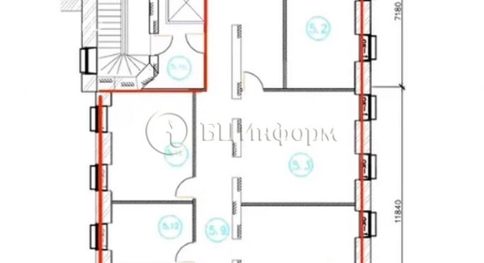 Аренда офиса 218.6 м², улица Моисеенко - фото 4