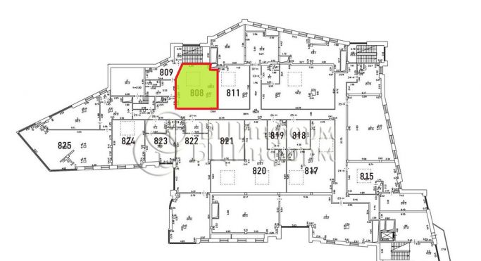 Аренда офиса 45.5 м², Вербная улица - фото 2