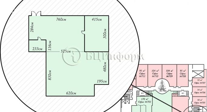 Аренда офиса 105 м², Выборгская набережная - фото 5