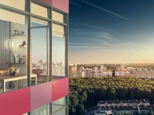 Продажа торгового помещения 125.7 м2 в жилом комплексе, метро Комендантский Проспект