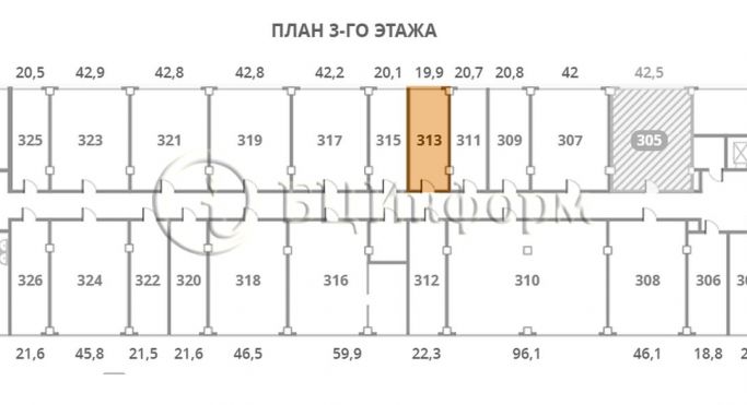 Аренда офиса 19.9 м², Смоленская улица - фото 3