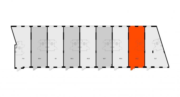 Продажа помещения свободного назначения 69.2 м², Галерный проезд - фото 2
