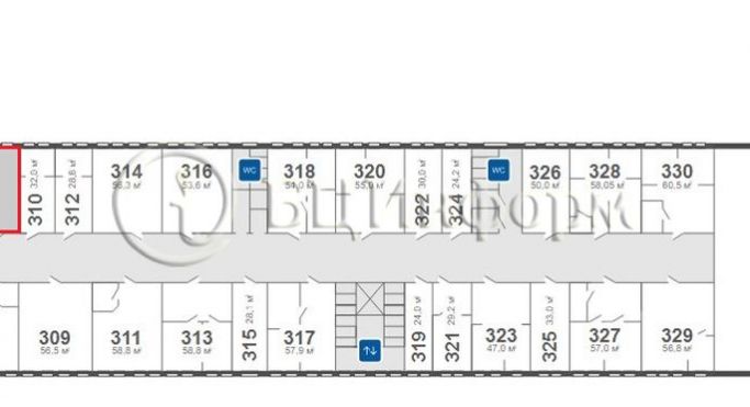 Аренда офиса 56.5 м², проспект Бакунина - фото 2