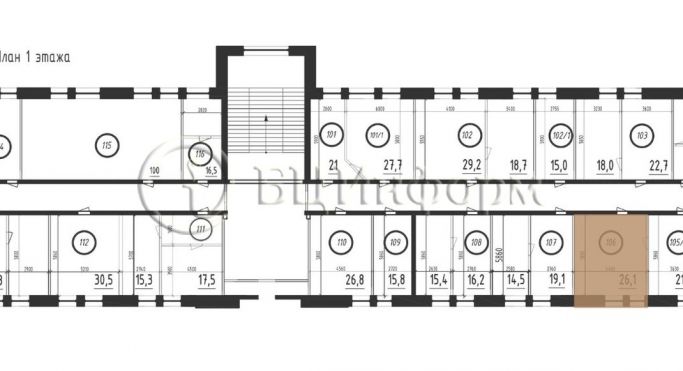 Аренда офиса 26.1 м², Петровская коса - фото 3