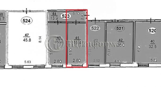 Аренда офиса 15.8 м², Бухарестская улица - фото 4