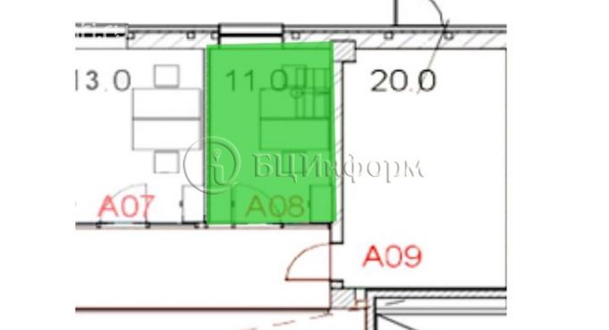 Аренда офиса 11 м², проспект Маршала Блюхера - фото 3