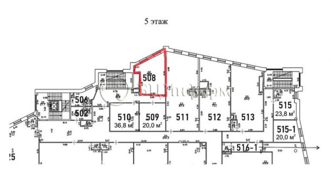 Аренда офиса 35.8 м², Вербная улица - фото 4