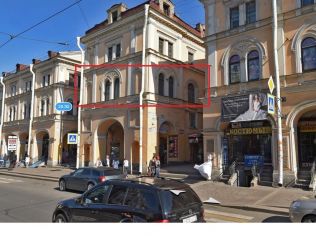 Аренда помещения свободного назначения 131.9 м2 в многофункциональном комплексе, метро Сенная Площадь