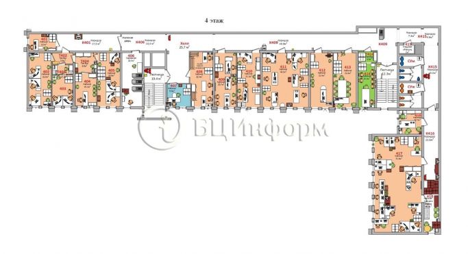 Аренда офиса 575 м², улица Достоевского - фото 4