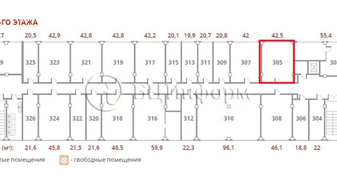 Аренда офиса 42.5 м², Смоленская улица - фото 5