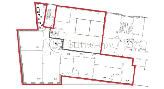 Аренда офиса 506 м², проспект Добролюбова - фото 3