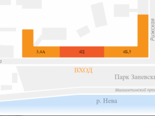 Аренда офиса 52.6 м2 в бизнес-центре, метро Новочеркасская