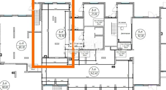 Аренда торгового помещения 75.9 м², Московское шоссе - фото 2