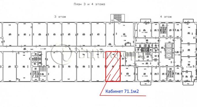 Аренда офиса 71.1 м², Полевая Сабировская улица - фото 4