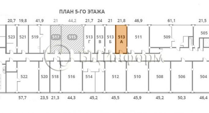 Аренда офиса 21.8 м², Смоленская улица - фото 3
