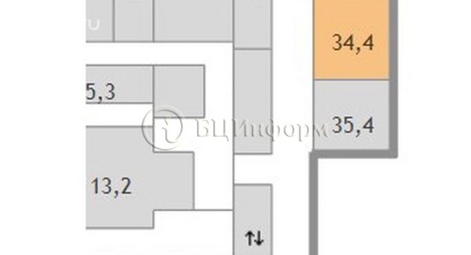 Аренда офиса 65.8 м², Бумажная улица - фото 3