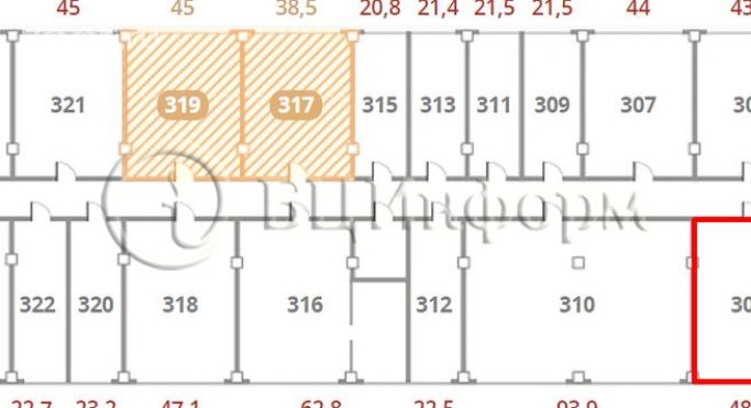 Аренда офиса 46.1 м², Смоленская улица - фото 5