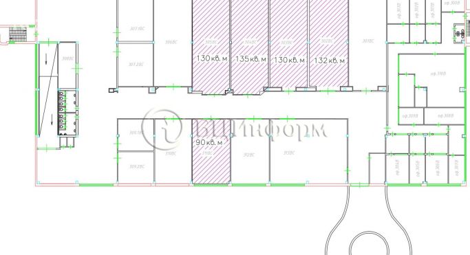 Аренда офиса 617 м², Краснопутиловская улица - фото 4