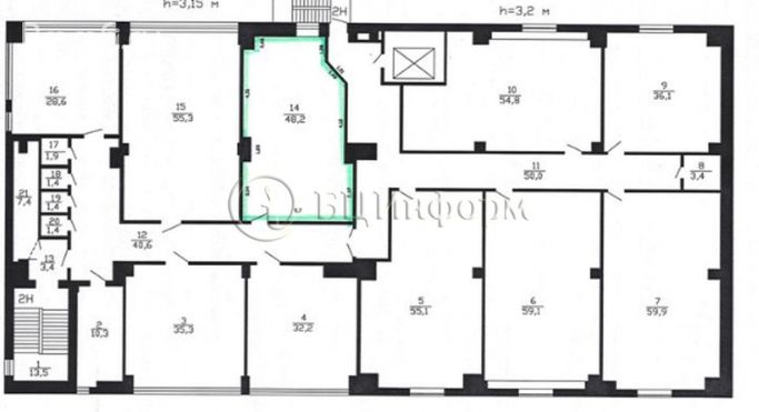 Аренда офиса 48.2 м², 5-я линия Васильевского острова - фото 5