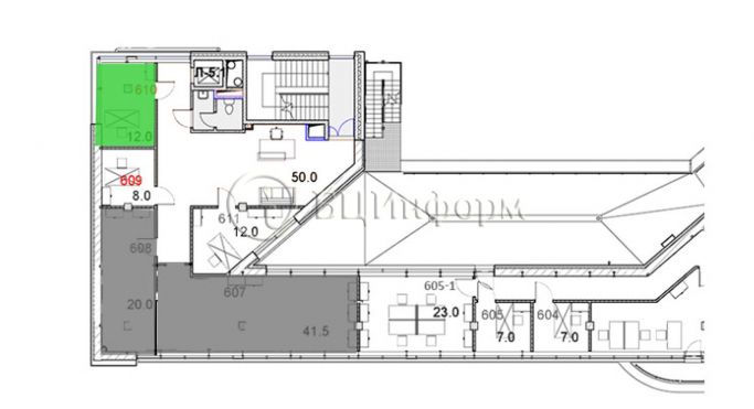 Аренда офиса 12 м², проспект Маршала Блюхера - фото 3