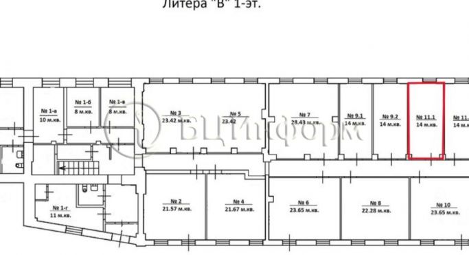 Аренда офиса 14 м², Смоленская улица - фото 3