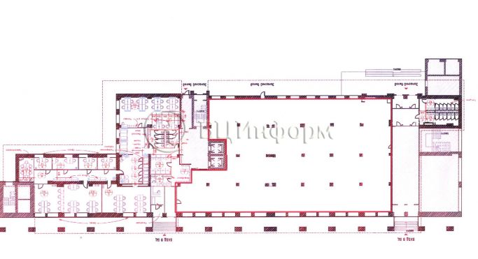 Аренда офиса 955.1 м², Косая линия - фото 1