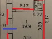 Аренда торгового помещения 21 м2, метро Международная