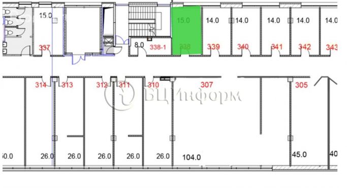 Аренда офиса 15 м², проспект Маршала Блюхера - фото 3