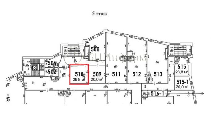 Аренда офиса 36.8 м², Вербная улица - фото 4