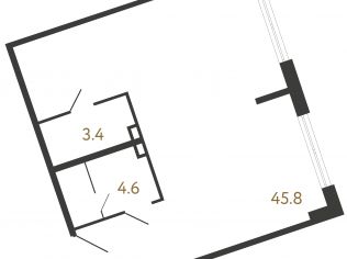 Продажа помещения свободного назначения 53.8 м²