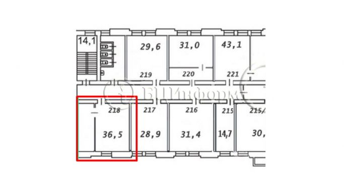 Аренда офиса 36.5 м², Петровская коса - фото 4