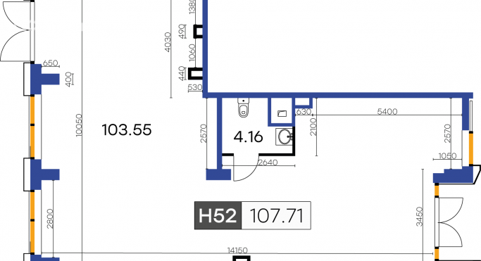 Продажа помещения свободного назначения 107.7 м² - фото 1