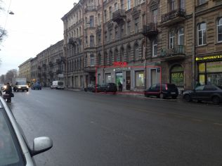 Аренда помещения свободного назначения 193.4 м2 в торгово-офисном комплексе, метро Балтийская