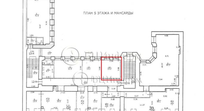 Аренда офиса 15.3 м², Малая Разночинная улица - фото 4