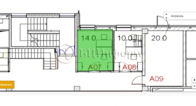Аренда офиса 13 м², проспект Маршала Блюхера - фото 3