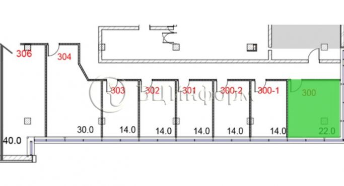 Аренда офиса 22 м², проспект Маршала Блюхера - фото 3