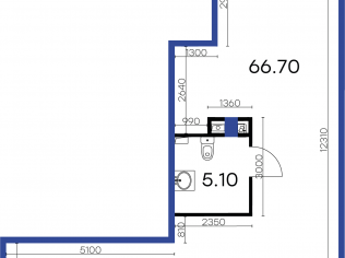 Продажа помещения свободного назначения 71.8 м²