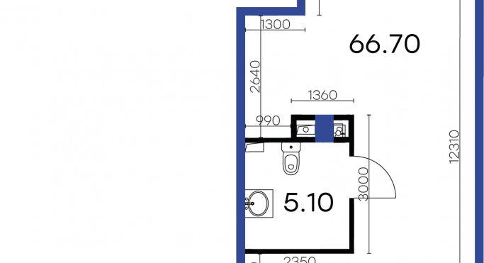 Продажа помещения свободного назначения 71.8 м², Паромный переулок - фото 1