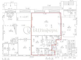 Аренда помещения свободного назначения 190.6 м²