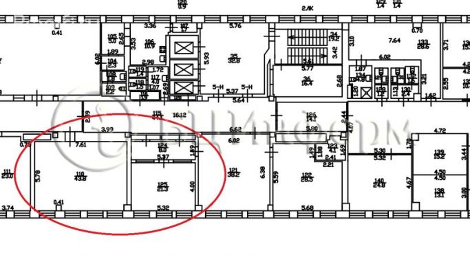 Аренда офиса 56.5 м², Межевой канал - фото 5