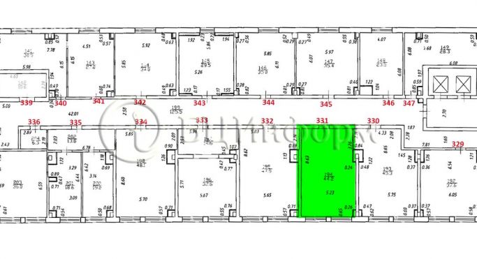 Аренда офиса 44.2 м², проспект Обуховской Обороны - фото 5