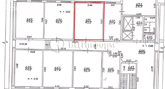 Аренда офиса 45.6 м², Афонская улица - фото 5