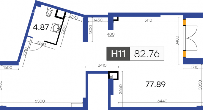 Продажа помещения свободного назначения 82.8 м², Паромный переулок - фото 1