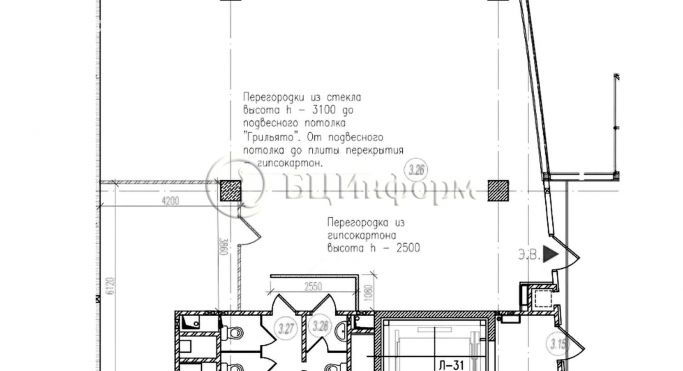 Аренда офиса 146.7 м², Малоохтинский проспект - фото 3