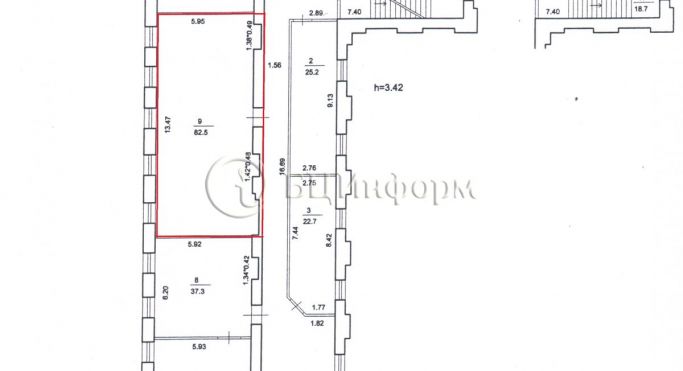 Аренда офиса 105.4 м², Большая Посадская улица - фото 2