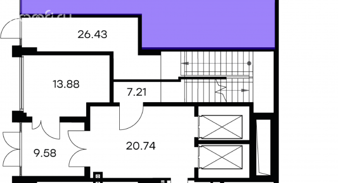 Продажа офиса 76.5 м², Паромный переулок - фото 2